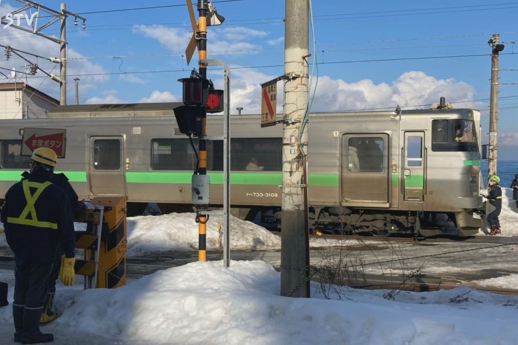 A 61-year-old Hong Kong woman was fatally struck by a passing train at Asari station, situated between Sapporo and Otaru, on Thursday. Photo: STV