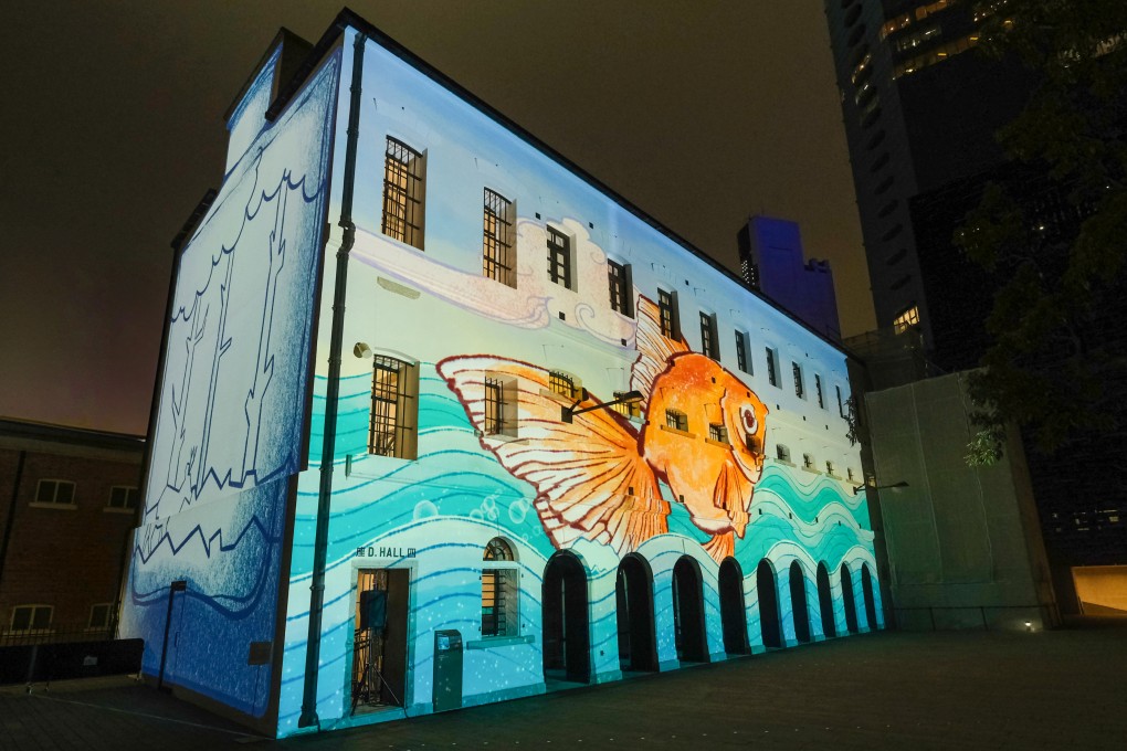InnerGlow 3D projection show at Tai Kwun Parade Ground in Hong Kong serves as a platform for showcasing local artistic talent. Photo: Tai Kwun