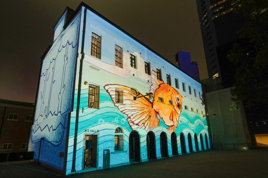 InnerGlow 3D projection show at Tai Kwun Parade Ground in Hong Kong serves as a platform for showcasing local artistic talent. Photo: Tai Kwun