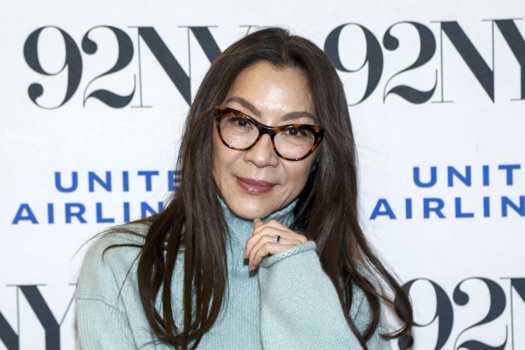 Actor Michelle Yeoh backstage at The 92nd Street Y in New York, where she took part in a discussion about her new film for Paramount+, Star Trek: Section 31. Photo: Andy Kropa/Invision/AP