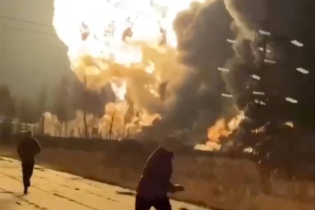 Twenty drones targeted the Ryazan region, southeast of Moscow, Russia’s Defence Ministry said. Photo: Social media via Reuters