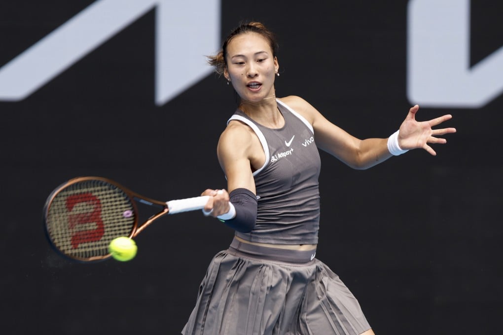 Zheng Qinwen called the decision to bring the tournament to Shenzhen ‘a dream come true’. Photo: Xinhua