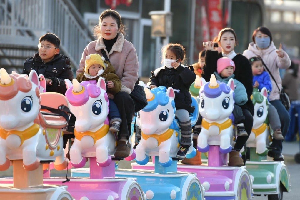 China’s population fell for the first consecutive year in 2024, despite a slight uptick in the number of births. Photo: AFP