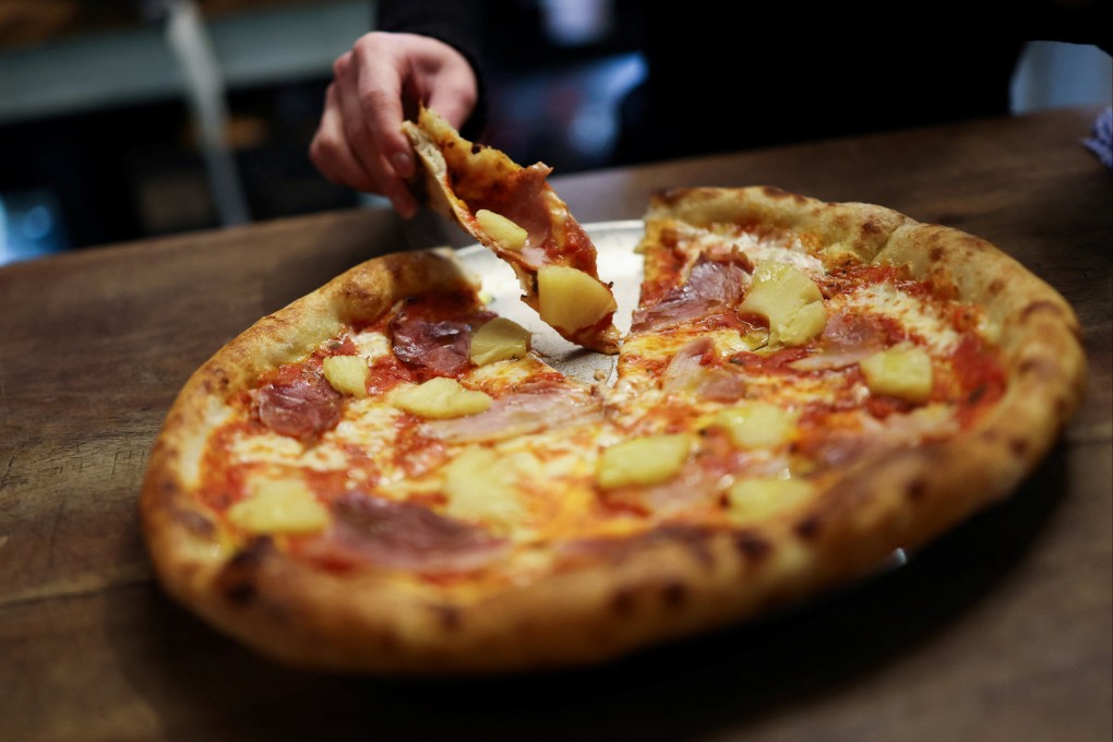 A Hawaiian pizza: ham and pineapple. Photo: Reuters