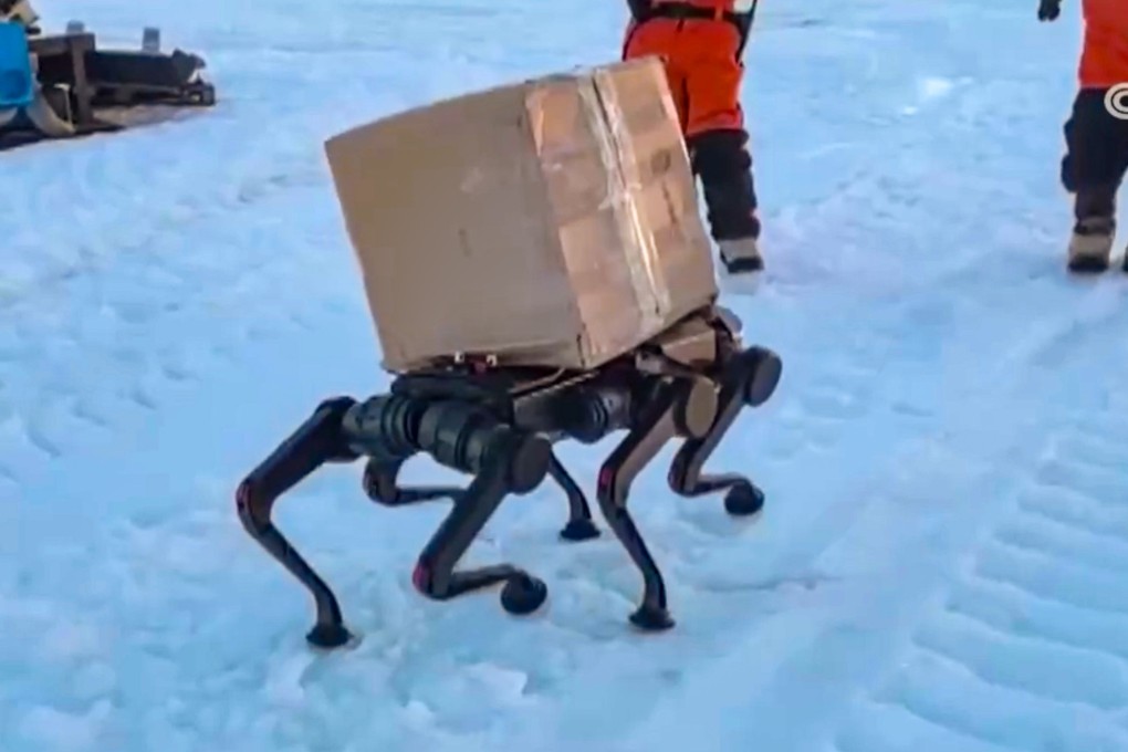 Robot Anjing Berkaki Enam Uji Tugas Berat di Suhu Ekstrem Antartika