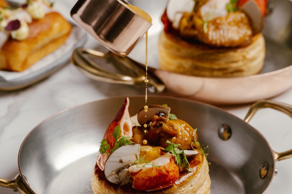 Lobster and sweetbread vol au vent from Lala in Central, Hong Kong, one of 10 new restaurants to try in the city in February 2025. Photo: Lala