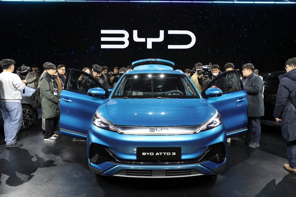 BYD delivered 4.27 million pure electric and plug-in hybrid vehicles in 2024, an increase of 41.3 per cent from a year earlier. Photo: Handout