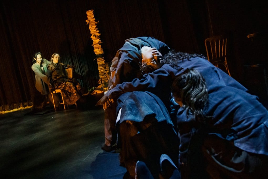 A scene from Beyond Dance Theater’s The Night Before Tempest at the Hong Kong Cultural Centre, which features brilliantly original dance but whose narrative is incoherent. Photo: BDT