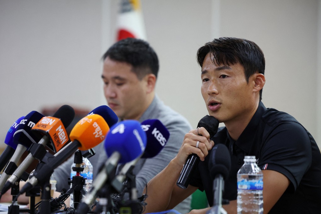 South Korea’s Son Jun-ho can play football outside China after Fifa declined to endorse a global ban. Photo: Reuters