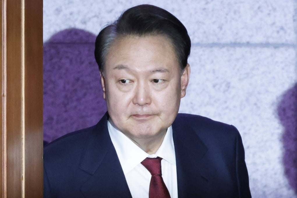 Yoon Suk-yeol, South Korea’s impeached president, arrives at the Constitutional Court in Seoul on January 23. Photo: AFP