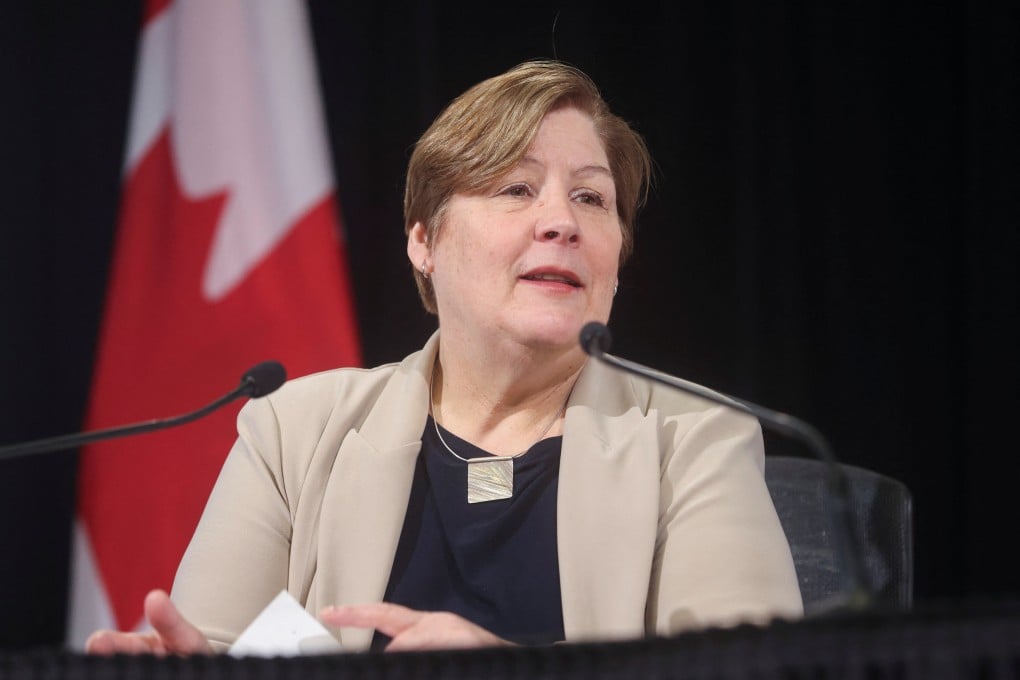 Commissioner Justice Marie-Josee Hogue speaks to reporters after the release of the final report of the Public Inquiry into Foreign Interference in Federal Electoral Processes and Democratic Institutions in Ottawa, Ontario, Canada, on Tuesday. Photo: Reuters