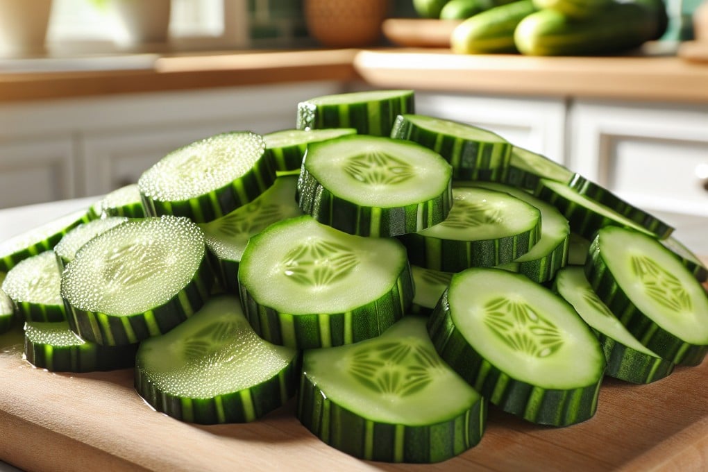 Believed to have origins in the Himalayas, cucumbers are at least 95 per cent water, which can help with hydration, and are low in calories, with only 45 calories each. Photo: Shutterstock