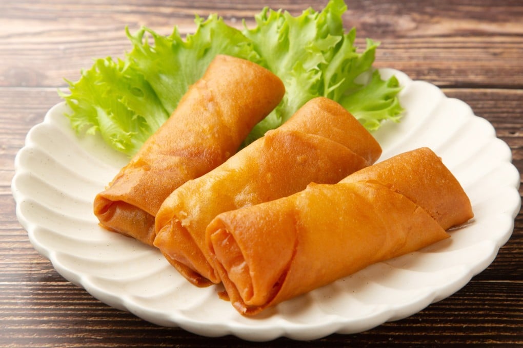 Fried spring rolls are considered by Chinese people to be an auspicious food to eat at Lunar New Year. Photo: Shutterstock