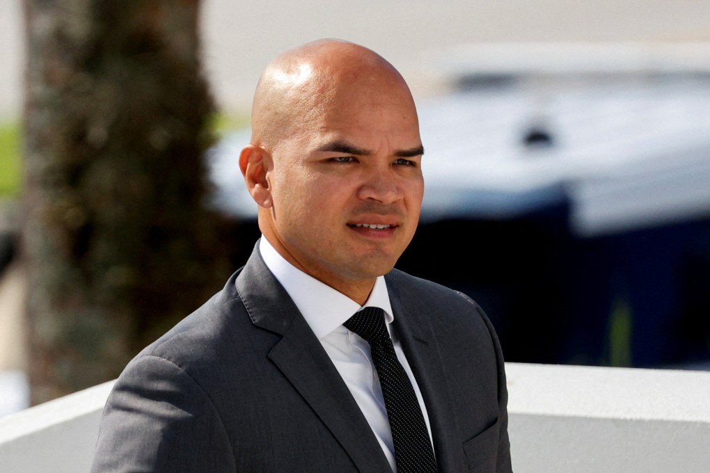 Walt Nauta, Donald Trump’s personal valet, arrives at at court in Fort Pierce, Florida, in August 2023. Photo: Reuters