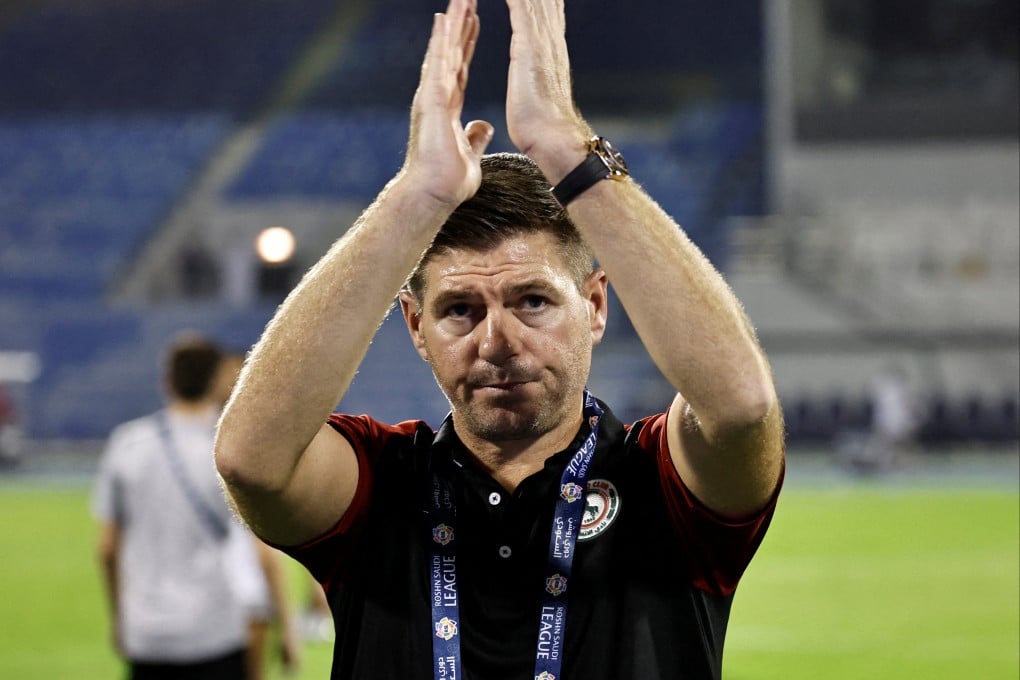 Steven Gerrard has left Al Ettifaq by mutual consent. Photo: Reuters