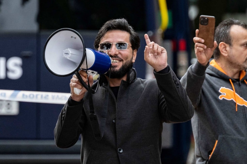 Salwan Momika in Malmö, southern Sweden. Momika was shot dead before a Stockholm court was due to rule on whether he was was guilty of inciting ethnic hatred. Photo: AFP
