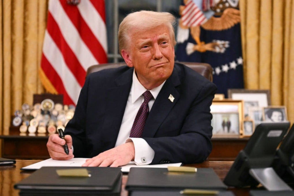 US President Donald Trump has pledged to slap tariffs on European products. Photo: AFP via Getty Images