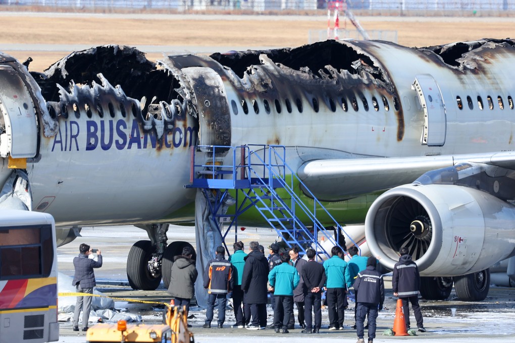 Máy bay Air Busan bốc cháy tại Hàn Quốc, khiến 7 người bị thương tại sân bay Gimhae