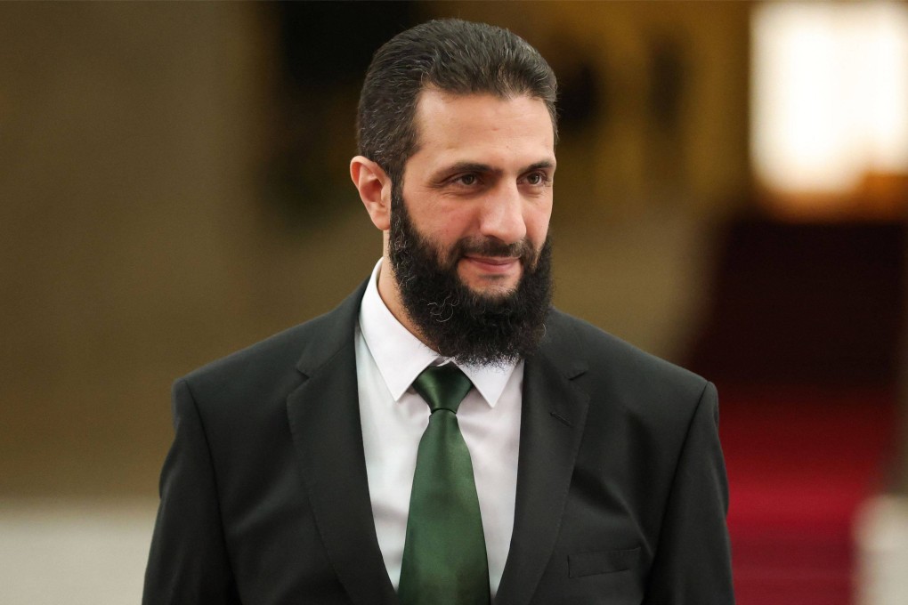 Syria’s new leader Ahmed al-Sharaa is seen at the presidential palace in Damascus on January 16. Photo: Syria’s Transitional Government via AFP