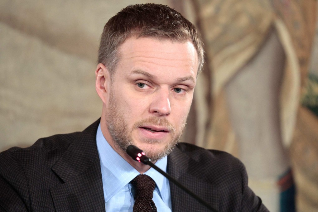 Former Lithuanian foreign minister Gabrielius Landsbergis has warned the EU that, amid the shifting geopolitical landscape, it must learn to “swim and survive”. Photo: AFP