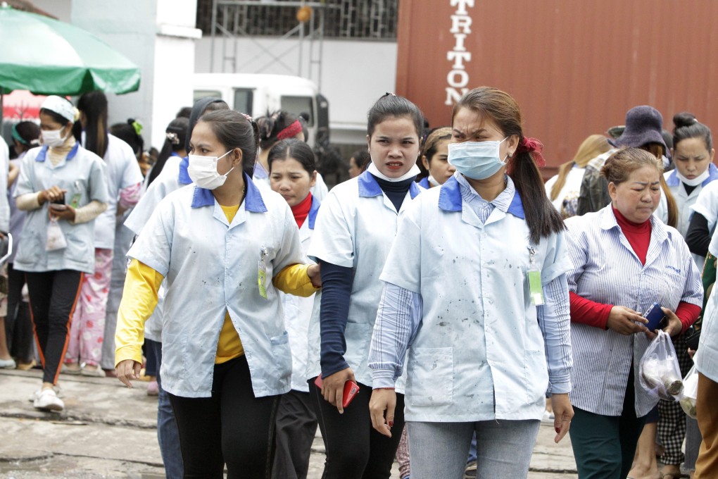 Workers leave a garment factory for lunch in Phnom Penh, Cambodia, on September 21, 2022. Free trade has been a mixed economic blessing for countries in the developing world, not least those in Asia. Photo: Xinhua