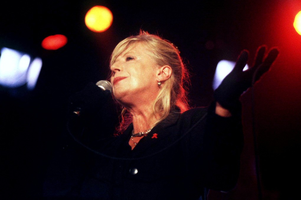 Marianne Faithfull performs at the Montreux Jazz Festival in July 1995. Photo: Reuters