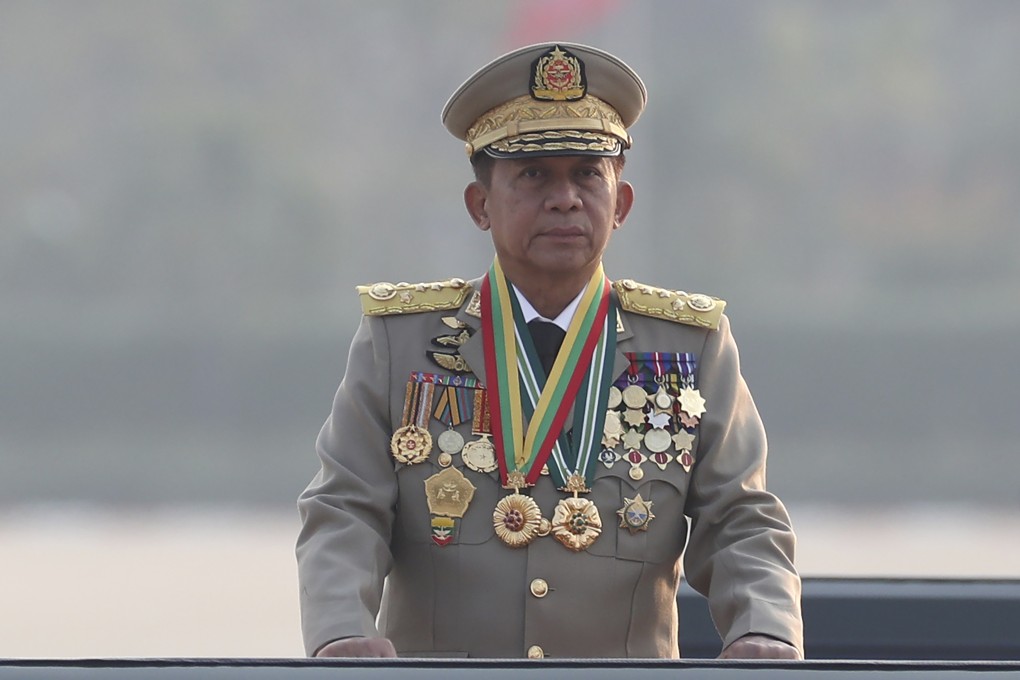 Myanmar military leader Senior General Min Aung Hlaing. Photo: AP