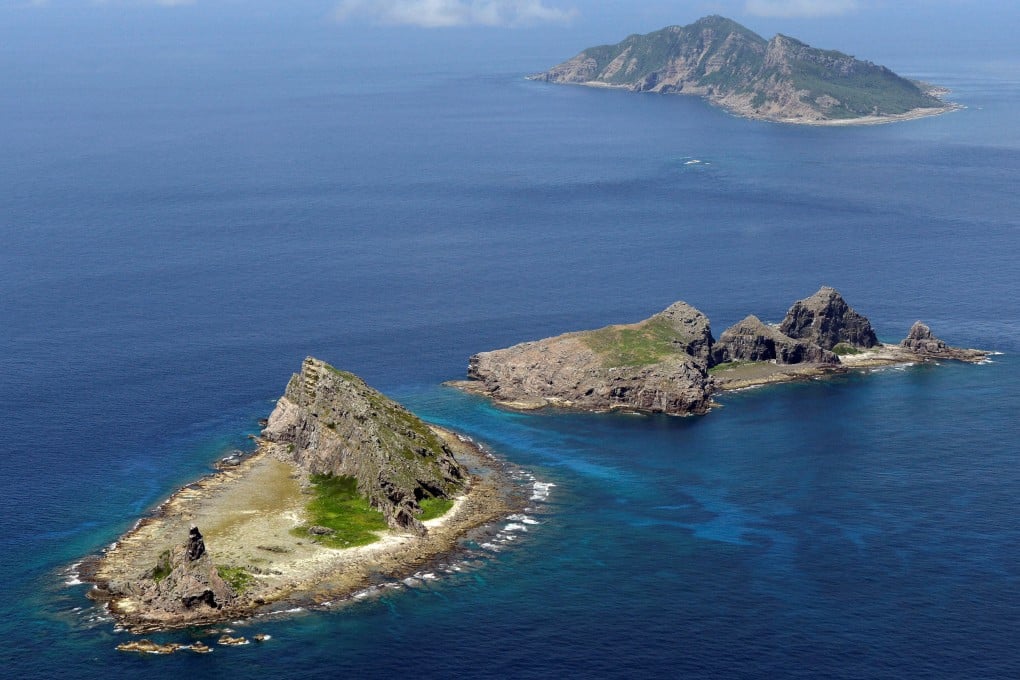 The Diaoyu Islands, which Japan administers and calls the Senkakus, are seen in the East China Sea. Photo: Kyodo/Reuters