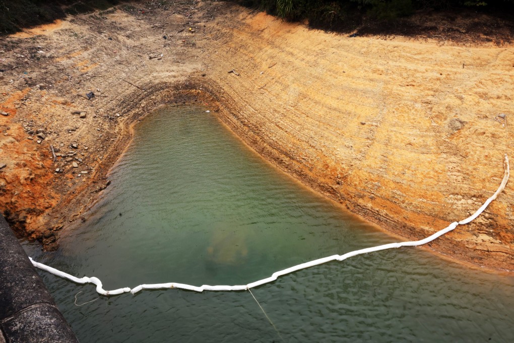 The vehicle was spotted underwater in the Kowloon Reservoir on Saturday. Photo: Handout