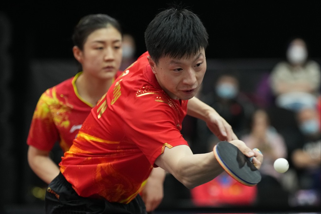 Paris gold medallist Chen Meng (left) and multiple Olympic and world champion Ma Long are set to miss out on the World Cup. Photo: Getty Images