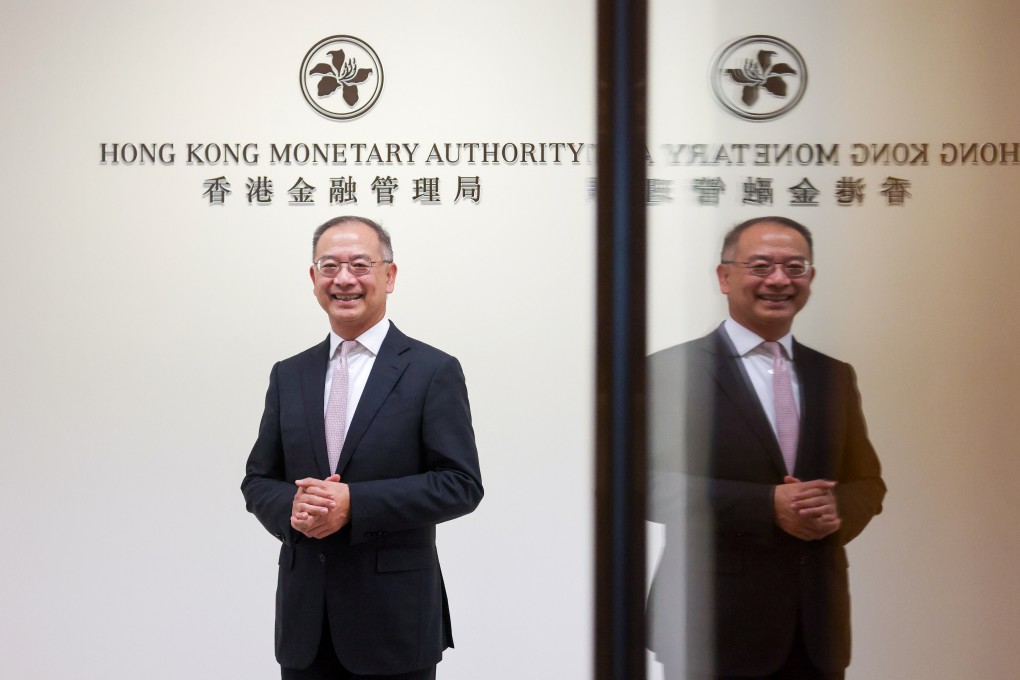Hong Kong Monetary Authority CEO Eddie Yue Wai-man, pictured at his offices in IFC Two on September 26, 2024. Photo: Jonathan Wong