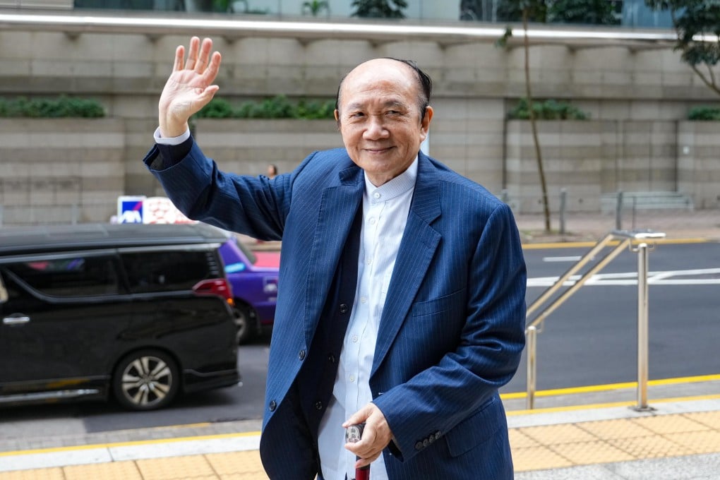 Former lawmaker Chim Pui-chung arrives at District Court in December of last year. Photo: Sam Tsang