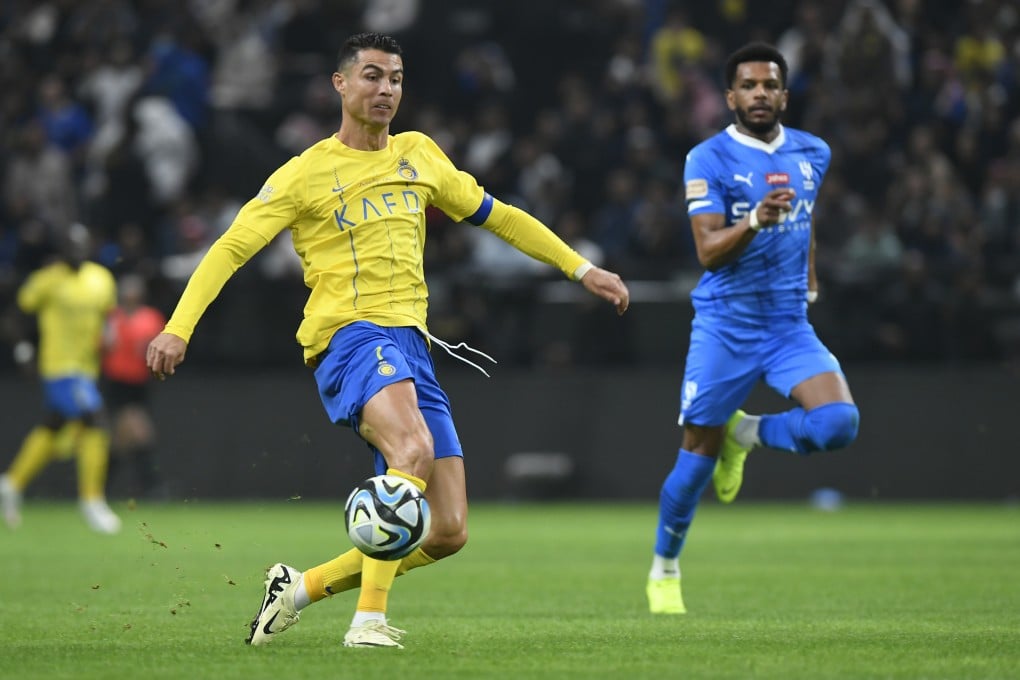 Former Manchester United and Real Madrid striker Cristiano Ronaldo leads the Saudi Pro League scoring charts with 15 goals in 17 games for Al Nassr. Photo: AP