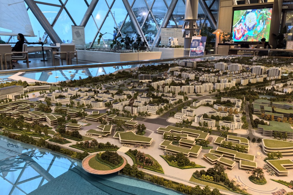 A model of a residential complex developed by Sino-Ocean Group is pictured in Qinhuangdao city, Hebei province, China, on June 30, 2024. Photo: Simon Song