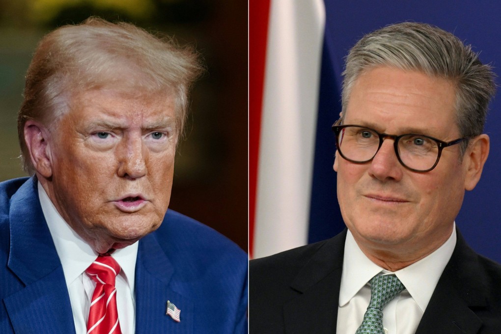 US President Donald Trump (left) and UK Prime Minister Keir Starmer. Photo: AFP