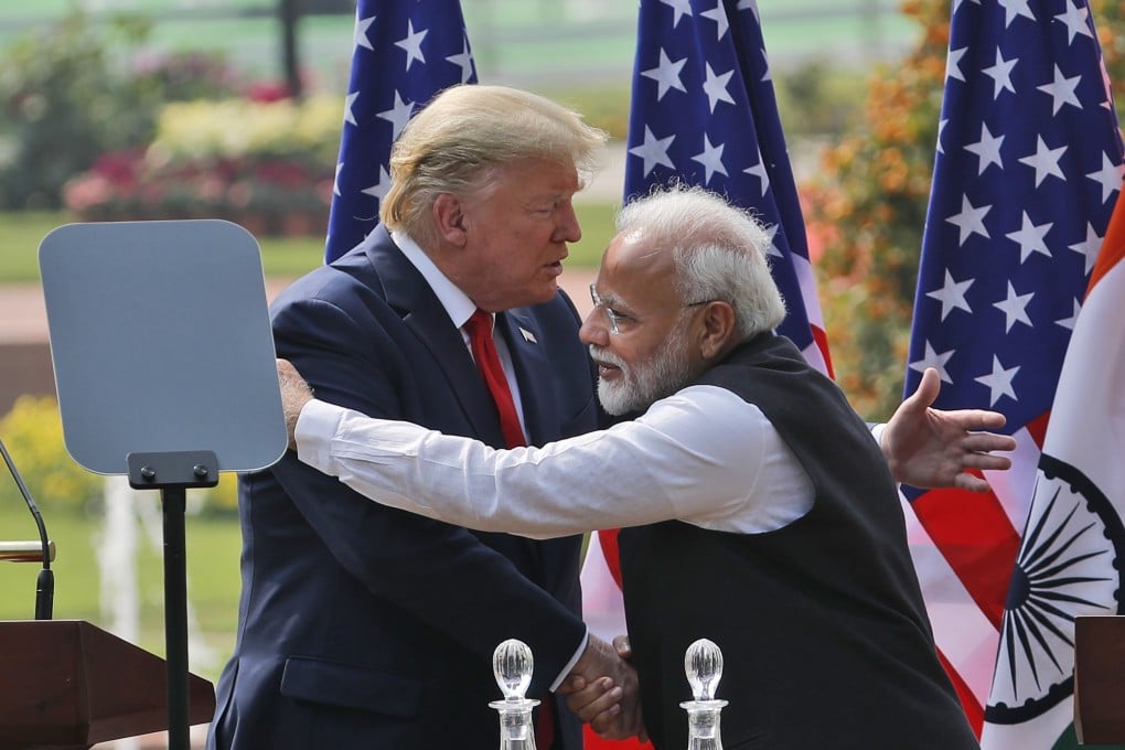 US President Donald Trump and Indian Prime Minister Narendra Modi are set to meet again soon and hold their first talks since the Republican’s return to office. Photo: AP