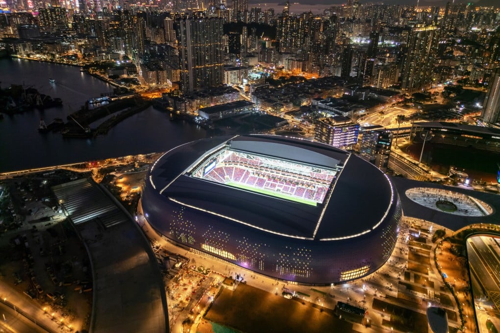 Kai Tak Stadium has a retractable roof. Photo: Eugene Lee