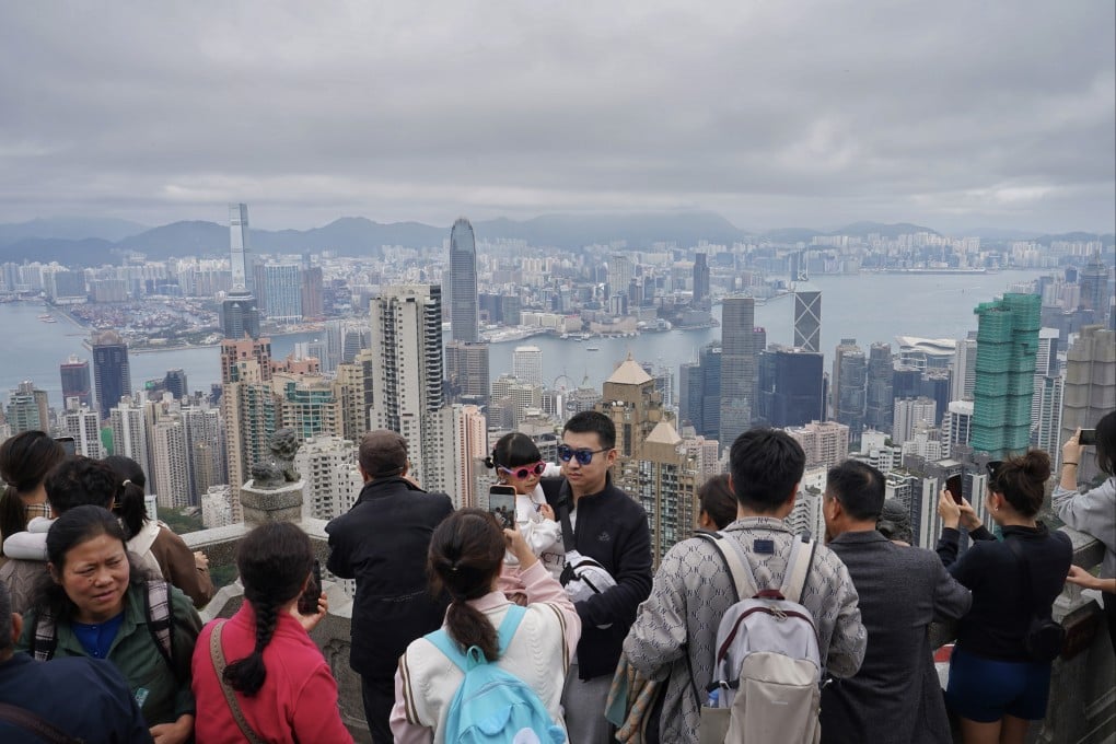 Visitors were spotted across Hong Kong during the Lunar New Year holiday. Photo: Elson Li