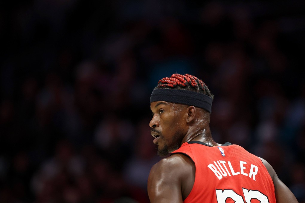NBA star Jimmy Butler is leaving the Miami Heat after he was traded to the Golden State Warriors. Photo: AFP