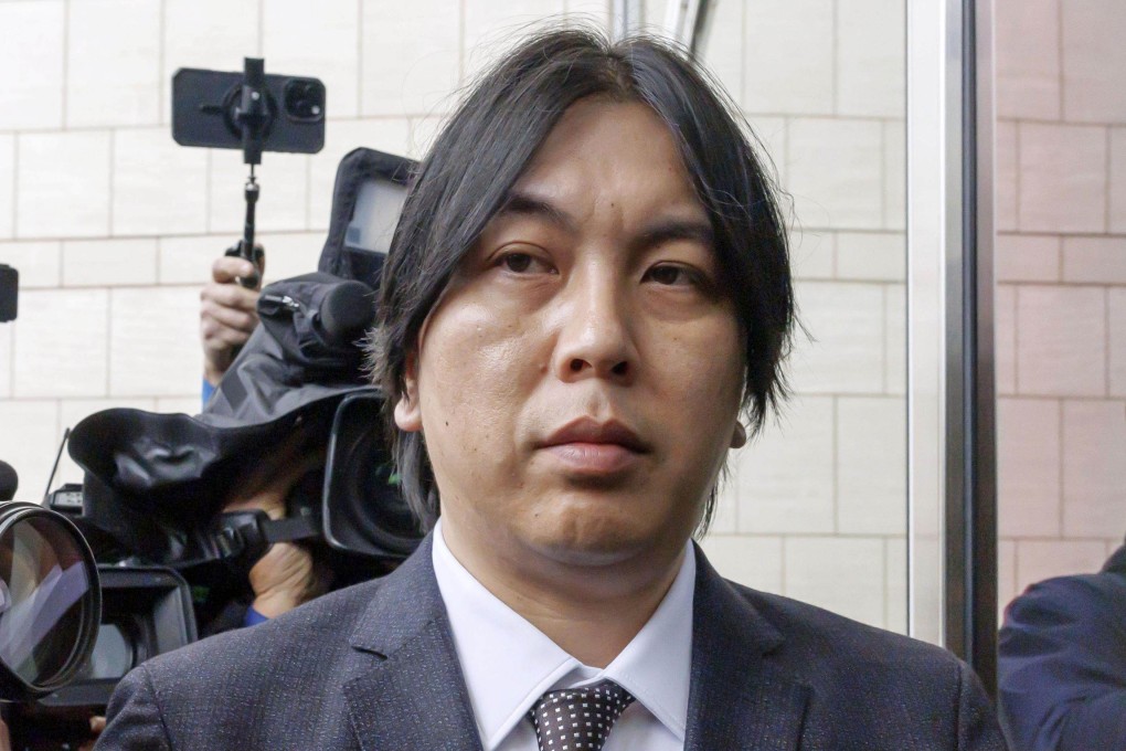 Ippei Mizuhara, a former interpreter for Los Angeles Dodgers star Shohei Ohtani, arrives at a federal district court in California. Photo: Kyodo