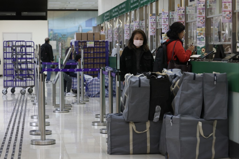 Hongkong Post is not accepting items containing goods for the US. Photo: Jelly Tse