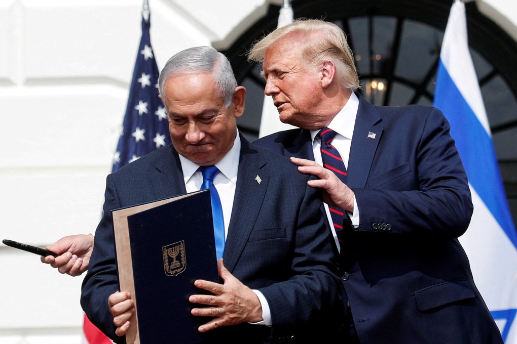 Israeli Prime Minister Benjamin Netanyahu and US President Donald Trump, in 2020. Photo: Reuters