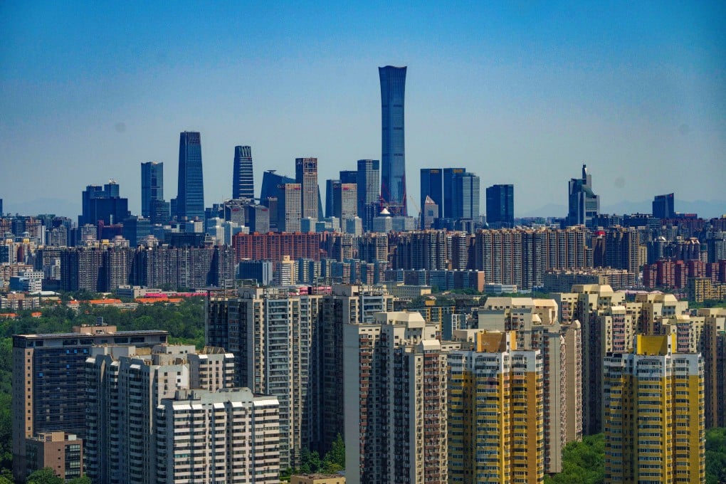 The skyline of central Beijing. Photo: AP