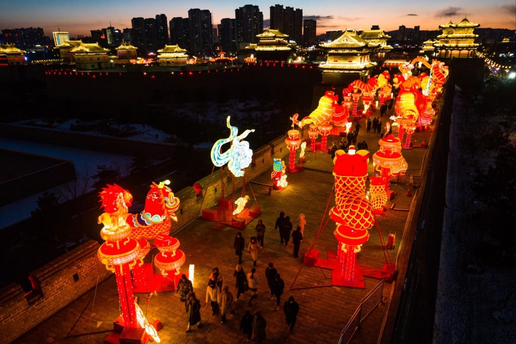 Datong’s Lunar New Year latern display. Photo:Getty Images