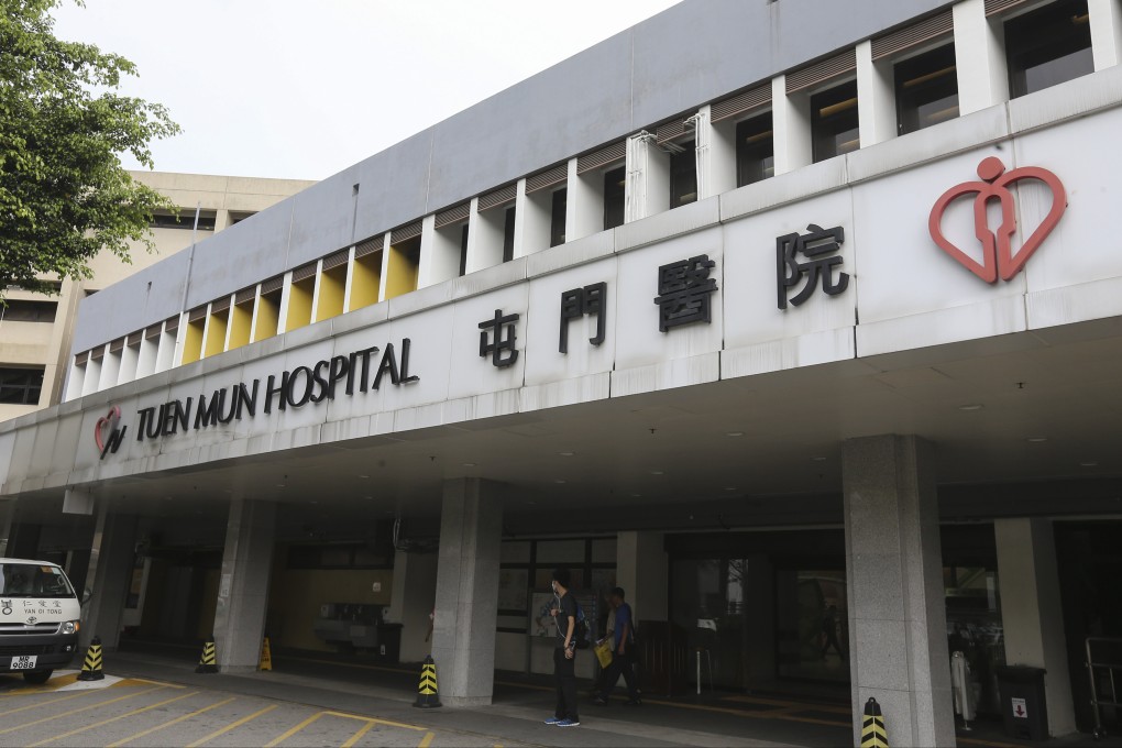 The man was taken to Tuen Mun Hospital, where he was later confirmed dead. Photo: Dickson Lee