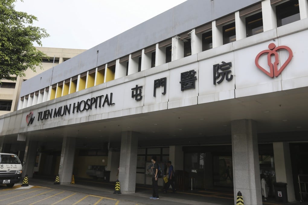 The man was taken to Tuen Mun Hospital, where he was later confirmed dead. Photo: Dickson Lee