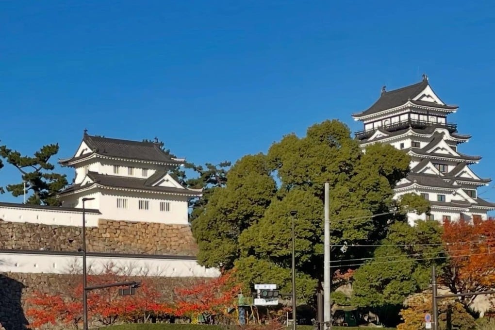 Fukuyama Castle, on a site whose name translates as bat mountain, is a prominent landmark in western Japan. For US$8,700, couples can book a night in its turret, including meals and bathhouse access. Photo: Instagram/nory_riky