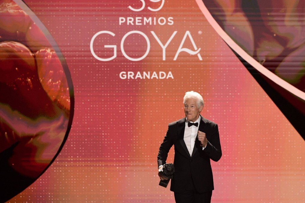 US actor Richard Gere receives the International Goya Award in Granada, Spain, on February 8. Photo: AFP