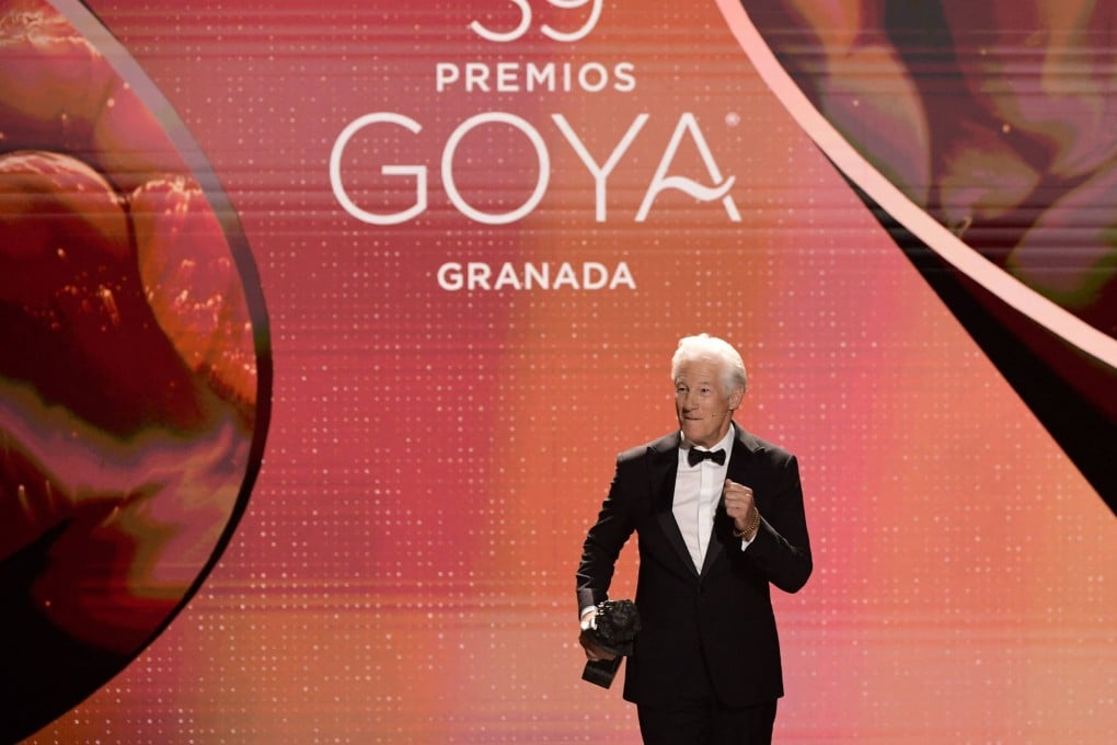 US actor Richard Gere receives the International Goya Award in Granada, Spain, on February 8. Photo: AFP