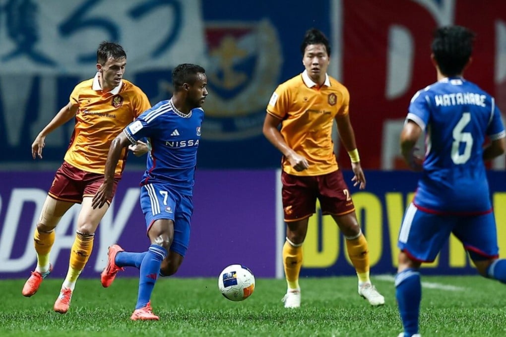 Yokohama F Marinos forward Elber in action against Korean side Gwangju in the opening round of matches in the AFC Champions League Elite. Photo: AFC